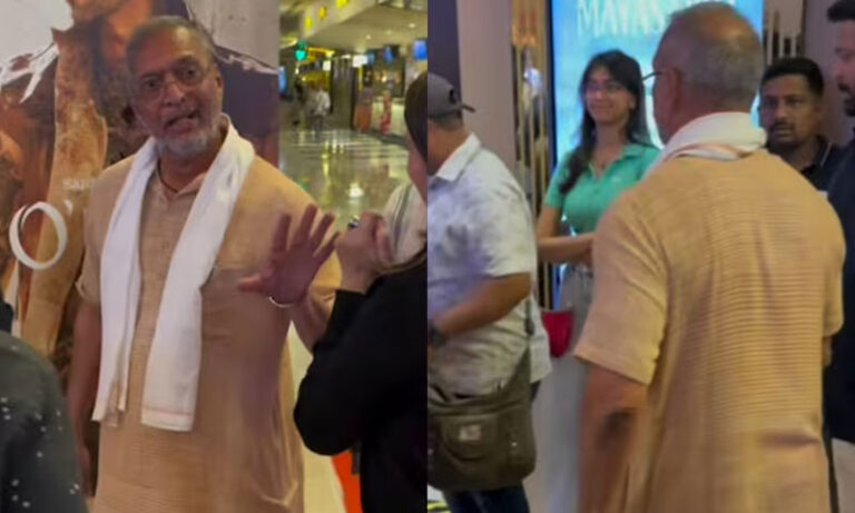 نانا پاٹیکر غصے میں تقریب چھوڑ کر چلے گئے، ویڈیو وائرل