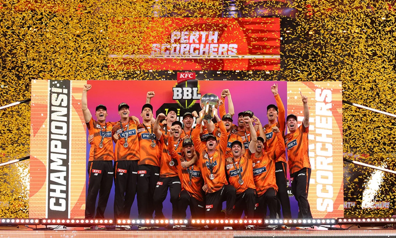 پرتھ اسکارچرز بی بی ایل 15 کی چیمپئن بن گئی bpl15