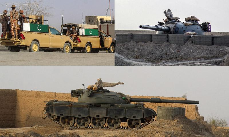 افغان طالبان کی بلااشتعال  فائرنگ کے بعد پاکستان کا  مؤثر اور منہ توڑ جواب  جاری