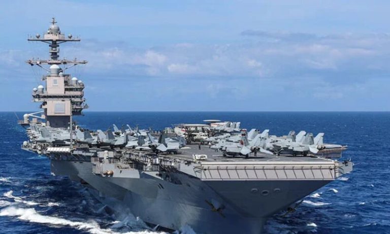 امریکا نے بحیرہ عرب میں بحری بیڑے کی طرف آنیوالا ایرانی ڈرون مار گرایا