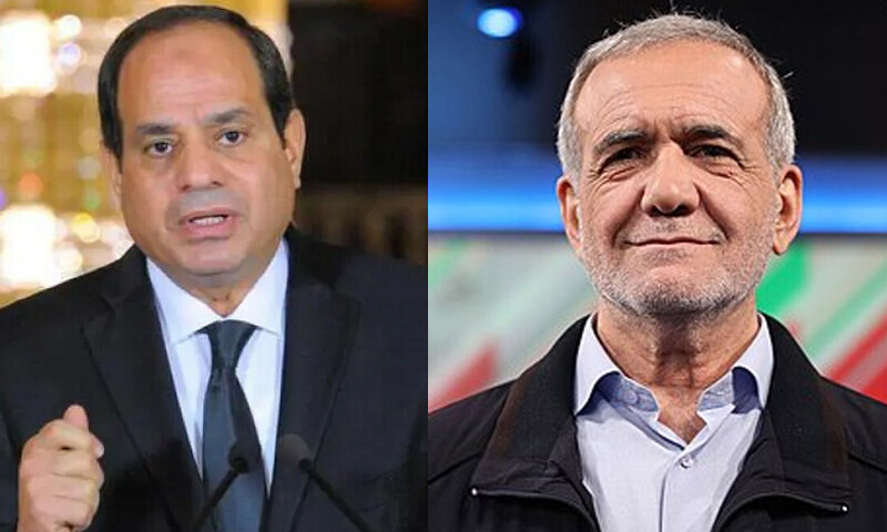 مصری صدر کا ایرانی صدر سے ٹیلی فونک رابطہ، خلیجی ممالک پرحملوں کی مذمت