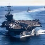 امریکی بحری جہاز یو ایس ایس ابراہام لنکن پر حادثہ، نیوی اہلکار زخمی