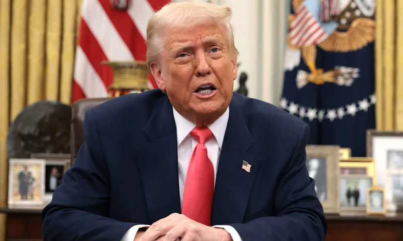 ٹرمپ کی ایران کو آبنائے ہرمز کھولنے کیلئے48  گھنٹے کی ڈیڈلائن، بجلی گھر تباہ کرنے کی بھی دھمکی