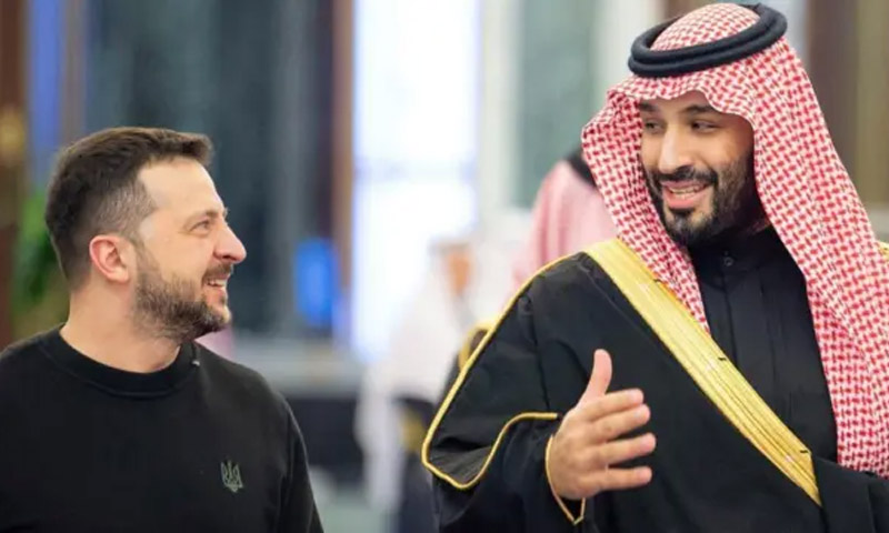 یوکرین کے صدر سعودی عرب پہنچ گئے، اہم ملاقاتیں طے