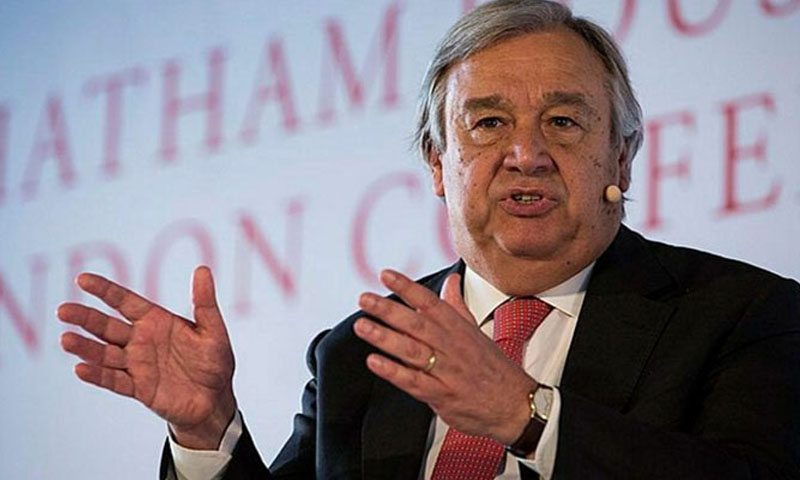 اب وقت آ گیا ہے کہ یہ جنگ روکی جائے، انٹونیو گوتیرس