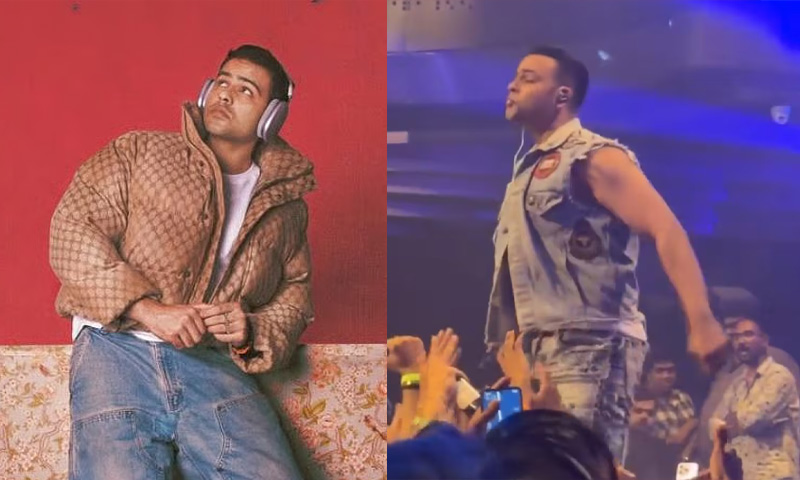 معروف بھارتی ریپر کی دوران شو ایسی شرمناک حرکت، ویڈیو وائرل