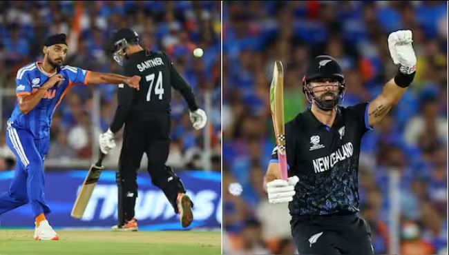 ٹی ٹوئنٹی ورلڈ کپ فائنل میں گرما گرمی، ارشدیپ اور ڈیرل مچل آمنے سامنے