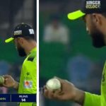 پی ایس ایل میں نیا تنازع، فخر زمان پر بال ٹیمپرنگ کا الزام عائد