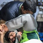 حسین طلعت کندھے کی انجری کا شکار