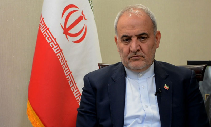 امریکا کیساتھ ابھی تک کسی بھی قسم کے مذاکرات نہیں ہوئے، ایرانی سفیر 