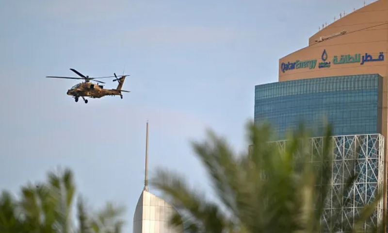 قطری ہیلی کاپٹر سمندر میں گر کر تباہ