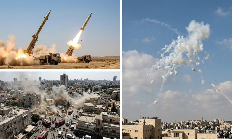 ایران کا 4 امریکی میزائل شکن دفاعی ریڈار تباہ کرنے کا دعویٰ ، تل ابیب پر بھی حملے