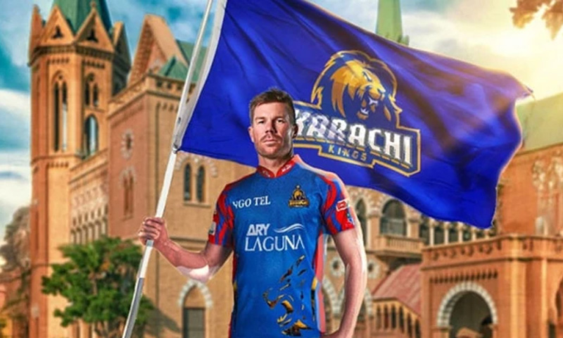 پی ایس ایل 11: ڈیوڈ وارنر دوبارہ کراچی کنگز کے کپتان مقرر