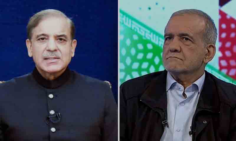 وزیراعظم شہبازشریف اور ایرانی صدر کا ٹیلیفونک رابطہ، خطے میں امن کیلئے مشترکہ عزم