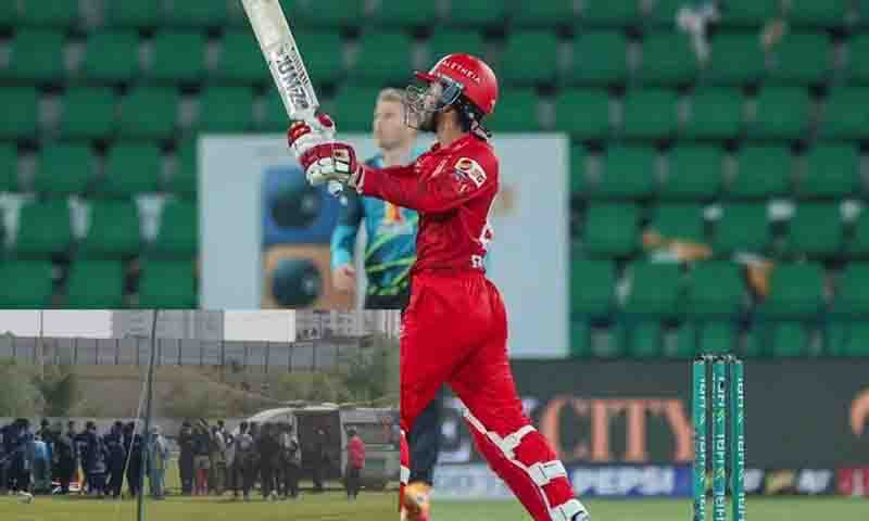 اسلام آباد یونائیٹڈ کے نیٹ سیشن میں حادثہ، کھلاڑی سر پر گیند لگنے سے زخمی