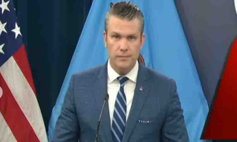 ایران کیخلاف تاریخی فتح، جنگ بندی سے امن کا نیا موقع ہے، امریکی وزیر جنگ 