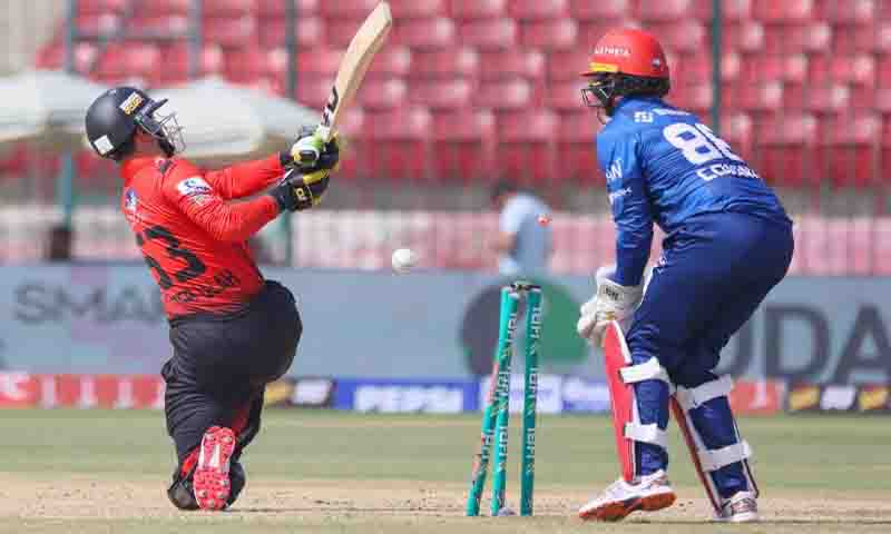 اسلام آباد یونائیٹڈ  نے لاہور قلندرز کو 100 رنز پر ڈھیر کردیا