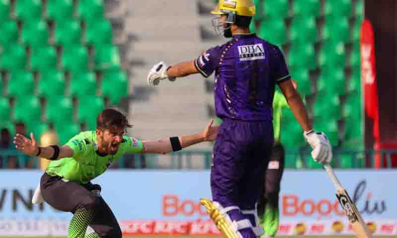 لاہور قلندرزنے سنسنی خیز مقابلے کے بعد کوئٹہ گلیڈی ایٹرز کو 9 رنز سے شکست دیدی