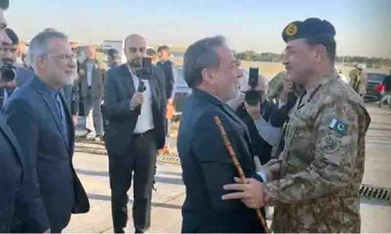 فیلڈ مارشل سید عاصم منیر تہران پہنچ گئے، اہم سفارتی مشن شروع