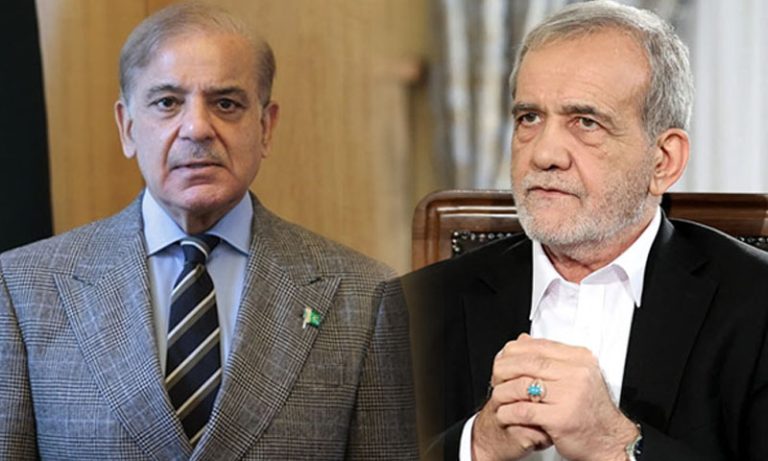 شہباز شریف اور ایرانی صدر کا ٹیلیفونک رابطہ، مسعود پزشکیان نے مذاکرات کی دعوت قبول کر لی