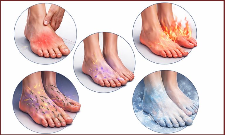 پاؤں میں یہ 5 علامات نظر انداز نہ کریں