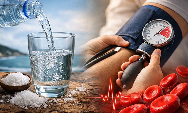 پینے کے پانی سے ہائی بلڈ پریشر کا خطرہ، اہم تحقیق سامنے آ گئی