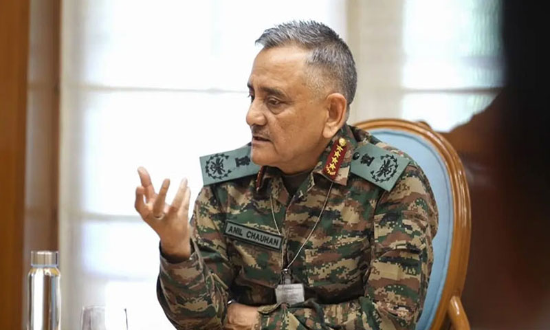 بھارتی چیف آف اسٹاف کا آپریشن سندور میں شکست کا اعتراف