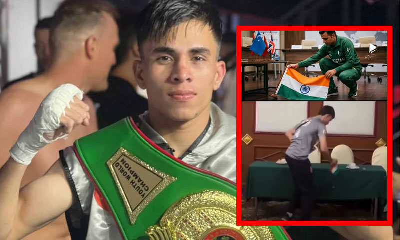 پاکستانی باکسر سمیر خان نے بھارت کو محبت کا سبق سکھا دیا