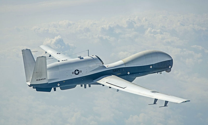 امریکا نے آبنائے ہرمز میں 25 کروڑ ڈالر کا ڈرون تباہ ہونے کی تصدیق کر دی