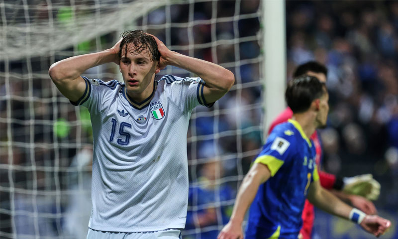 اٹلی مسلسل تیسری بار ورلڈ کپ سے باہر، بوسنیا سمیت کئی ٹیمیں کوالیفائی