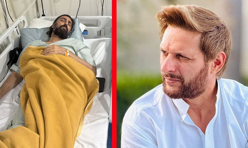 شاہد آفریدی کی شاپور زدران کی صحتیابی کے لیے دعا، ہر ممکن مدد کی پیشکش