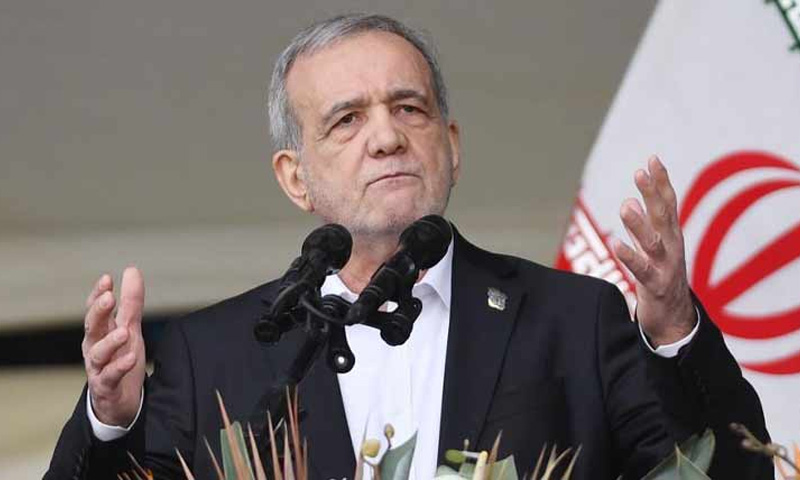 دشمن ممالک کو آبنائے ہرمز میں داخل نہیں ہونے دیں گے یہ ہماری قومی مزاحمت کی علامت ہے، ایرانی صدر