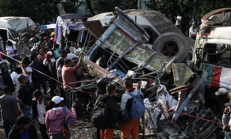کولمبیا ، مسافر بس میں دھماکا ، 16 افراد ہلاک ، 38 زخمی
