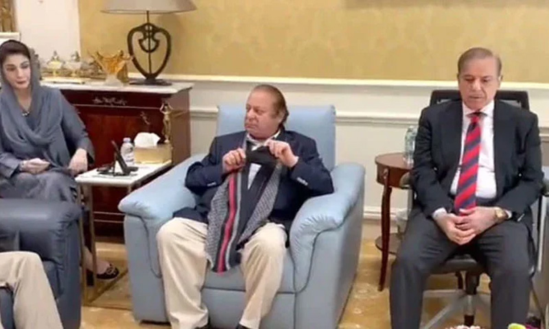 وزیراعظم شہباز شریف اور نواز شریف کی ملاقات ، سیاسی صورتحال پر تبادلہ خیال