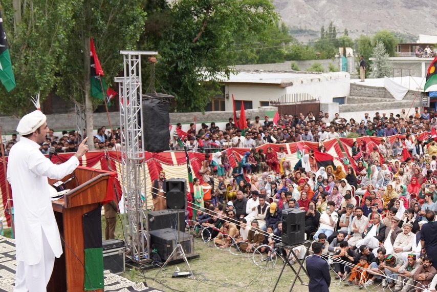 گلگت بلتستان سے بھاری مینڈیٹ چاہئے تاکہ آپ کے حقوق حاصل کرسکیں،بلاول بھٹو