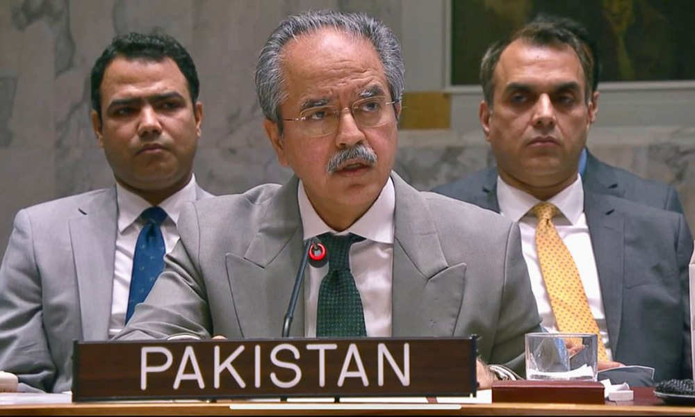 اسرائیل کا ای ون منصوبہ فلسطینی ریاست کے جغرافیائی تسلسل کیلئے  سنگین خطرہ ہے ، پاکستان