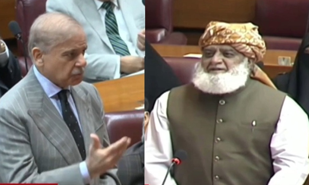 قومی اسمبلی میں وزیراعظم اور فضل الرحمٰن کے درمیان دلچسپ مکالمہ