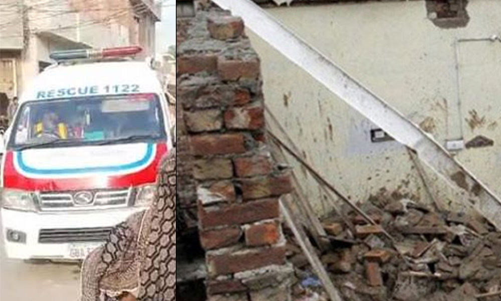 لاہور میں گھر کی چھت گر گئی، کمسن بچی جاں بحق، 3 افراد زخمی