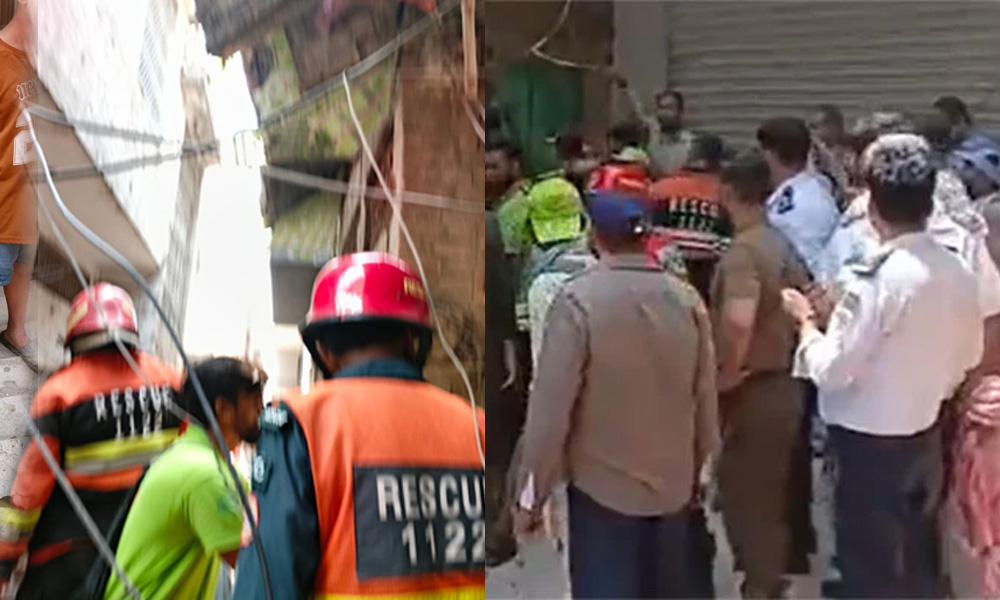 لاہور میں ٹیوشن سنٹر کے بعد  اسکول کی چھت گر گئی،ایک بچہ جاں بحق