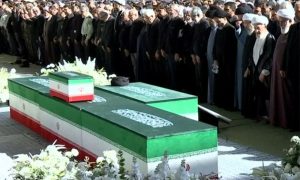ایران کے شہید سپریم لیڈر آیت اللّٰہ خامنہ ای کی نمازِ جنازہ ادا کر دی گئی ، لاکھوں افراد کی شرکت