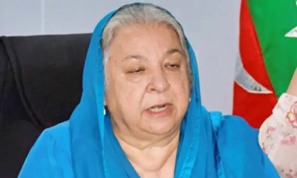 یاسمین راشد کے انتقال کی خبریں،پی ٹی آئی کی وضاحت آگئی