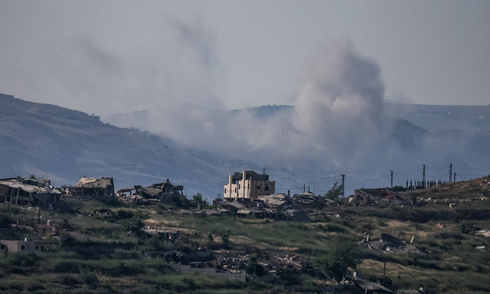 جنوبی لبنان پر اسرائیلی فوج کے فضائی حملے