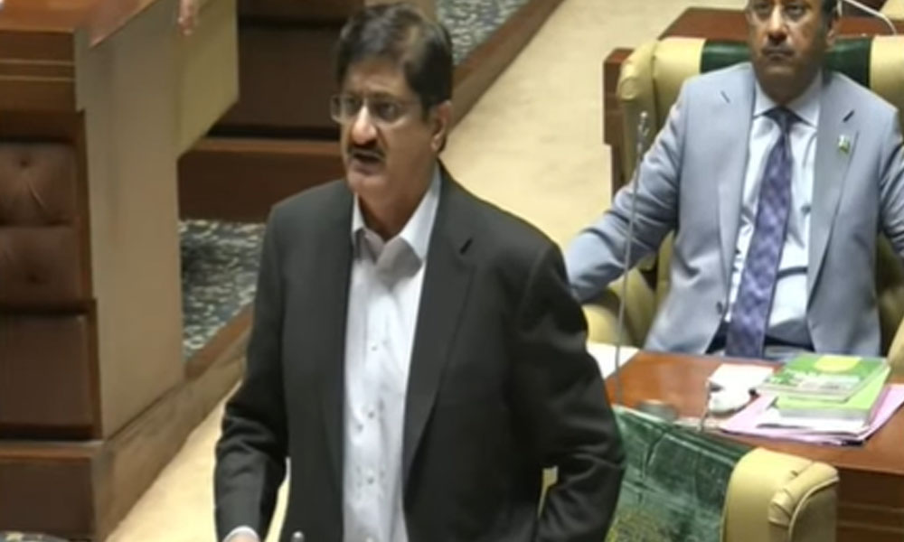 سندھ کو کوئی تقسیم نہیں کرسکتا، اپوزیشن میں ہمت ہے تو اسمبلی میں قرارداد لائے، مراد علی شاہ