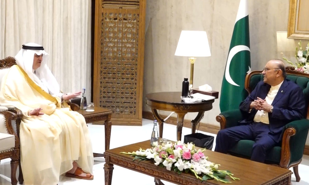 صدر سے سعودی سفیر نواف المالکی کی الوداعی ملاقات، خدمات کو خراج تحسین