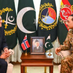 ناروے کے وزیر خارجہ کی فیلڈ مارشل سید عاصم منیر سے ملاقات، دفاعی و سیکیورٹی تعاون بڑھانے پر اتفاق