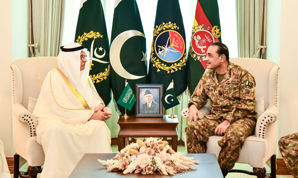 سعودی وزیر ماحولیات کا جی ایچ کیو راولپنڈی کا دورہ، فیلڈ مارشل سید عاصم منیر سے ملاقات