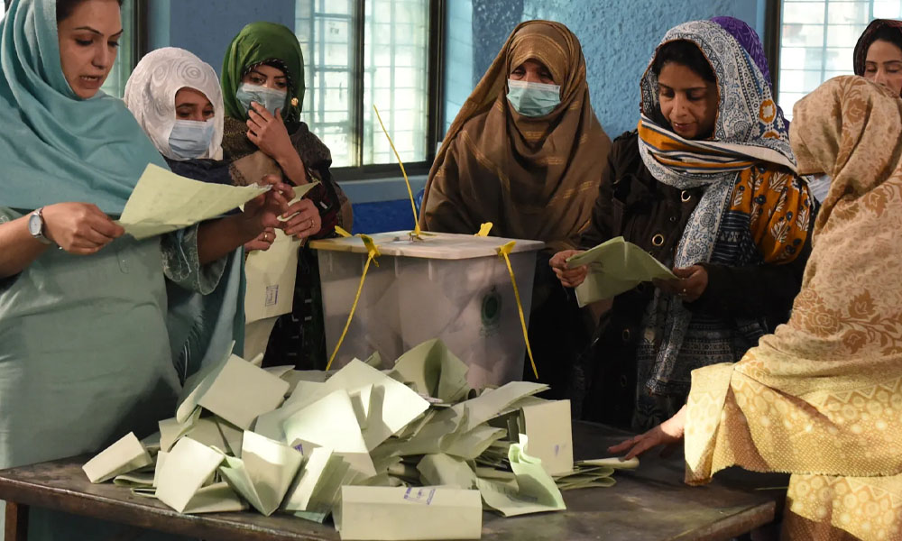 آزاد کشمیر الیکشن کے دوسرے مرحلہ کی پولنگ کا عمل مکمل، ووٹوں کی گنتی شروع