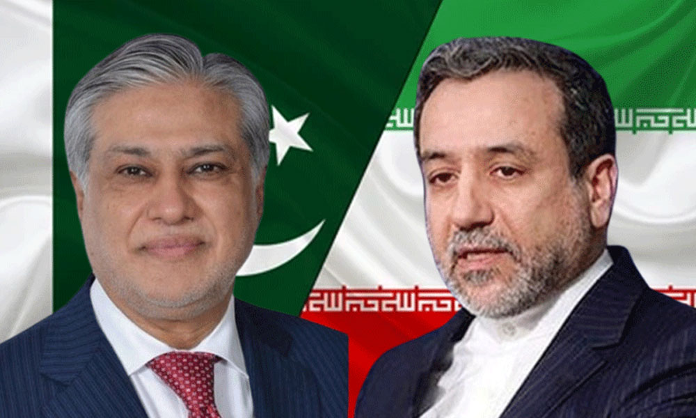 اسحاق ڈار کی ایرانی وزیر خارجہ کو جلد دورہ پاکستان کی دعوت