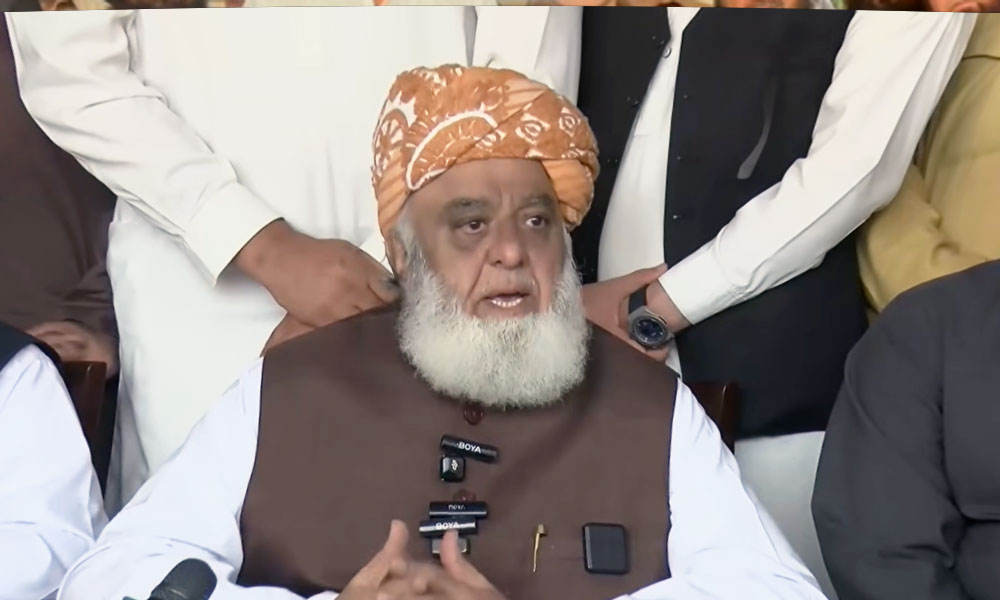 ‘یہ کوئی کیک نہیں کہ چھری لیں اور کاٹ دیں،’ نئے صوبوں کی بحث پر مولانا کا ردعمل
