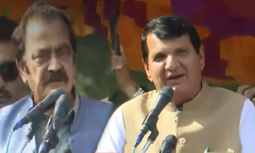 آزاد کشمیر میں حکومت بنانیکی پوزیشن میں ہیں ، مینڈیٹ چھیننے نہیں دیں گے ، رانا ثناء اللہ ، امیر مقام